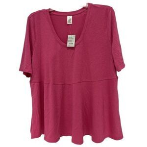 West Loop Women's Soft Pink Blouse Size Large